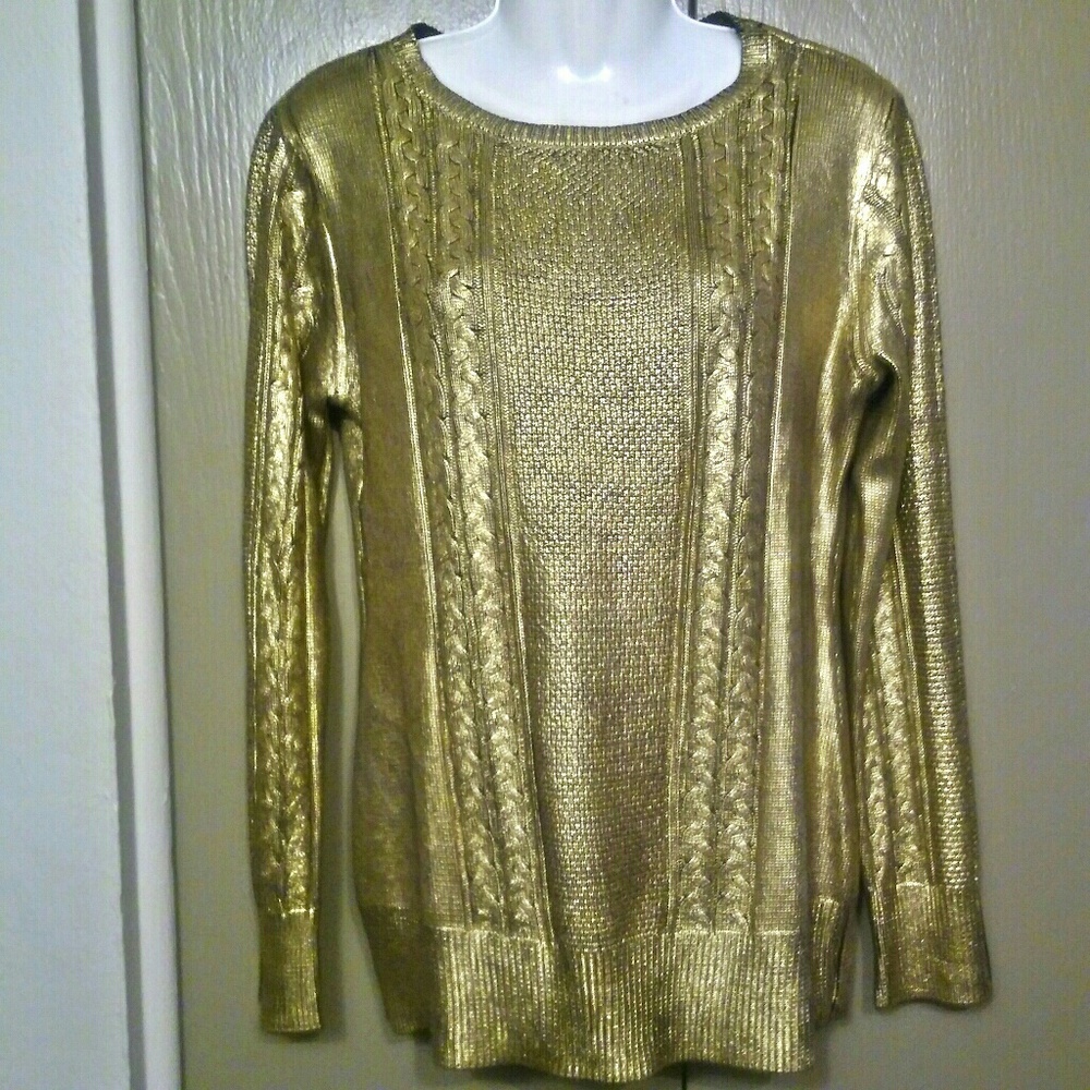 Dillard's Gold Sweater